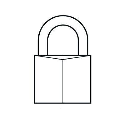 Master Lock Three-Pin Brass Tumbler Locks, 0.75" Wide, 2 Locks and 2 Keys, 2/Pack (120T)