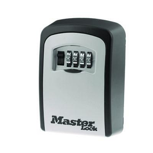 Master Lock Locking Combination 5-Key Steel Box, 3.25" Wide, Black/Silver (5401D)