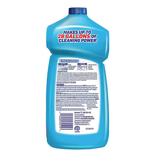 LYSOL Brand Power Clean Concentrated Multi-Surface Cleaner, Cool Adirondack, 28 oz Pour Bottle, 9/Carton (82515CT)
