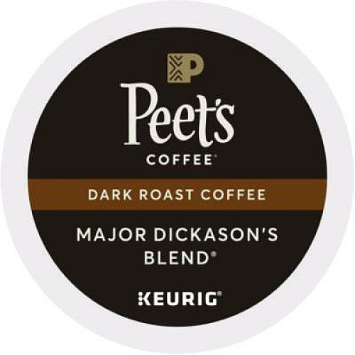 Peet's Coffee & Tea Major Dickason's Blend K-Cups, 22/Box (6547)