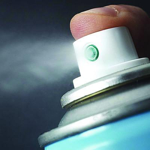 Misty Handheld Air Sanitizer/Deodorizer, Fresh Linen, 10 oz Aerosol Spray, 12/Carton (1037236)