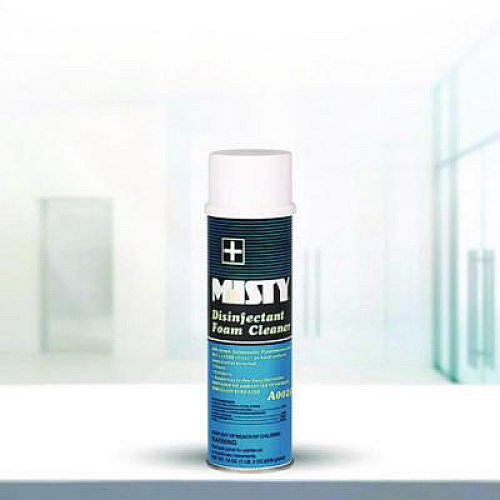 Misty Disinfectant Foam Cleaner, Fresh Scent, 19 oz Aerosol Spray, 12/Carton (1001907)