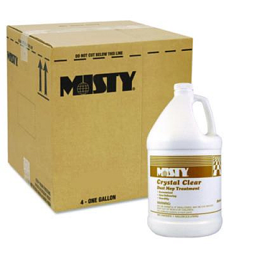 Misty Dust Mop Treatment, Attracts Dirt, Non-Oily, Grapefruit Scent, 1gal, 4/Carton (1003411)