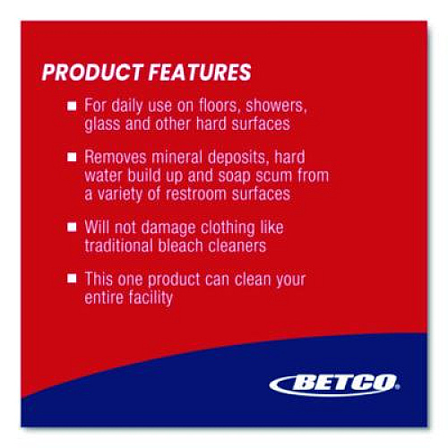 Betco Green Earth Peroxide Cleaner, Fresh Mint Scent, 32 oz Bottle, 12/Carton (3291200)