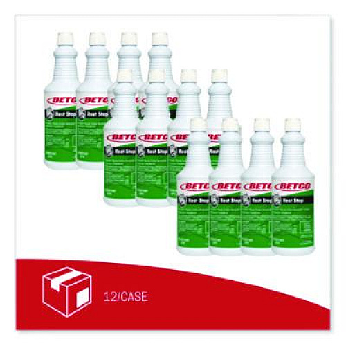 Betco Rest Stop Non-Acid Bowl and Restroom Cleaner, Floral Fresh Scent, 32 oz. Bottle, 12/Carton (0701200)