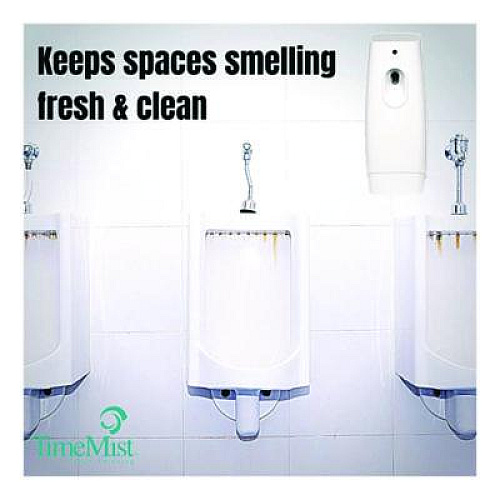 TimeMist Classic Metered Aerosol Fragrance Dispenser, 3.75" x 3.25" x 9.5", White (1047717)