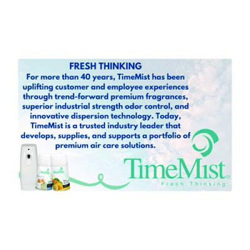 TimeMist Classic Metered Aerosol Fragrance Dispenser, 3.75" x 3.25" x 9.5", White (1047717)