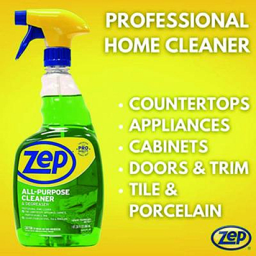 Zep Commercial All-Purpose Cleaner and Degreaser, Fresh Scent, 32 oz Spray Bottle, 12/Carton (ZUALL32CT)
