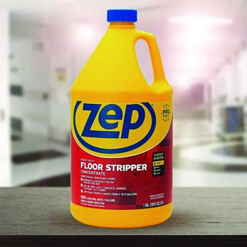 Zep Commercial Floor Stripper, Unscented, 1 gal, 4/Carton (ZULFFS128CT)