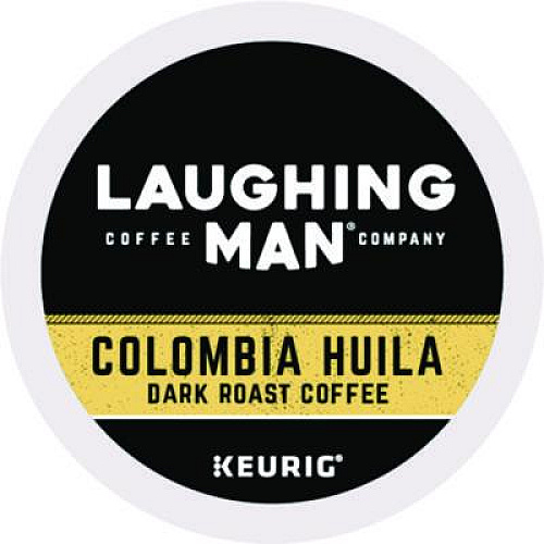 Laughing Man Coffee Company Colombia Huila K-Cup Pods, 22/Box (8337)