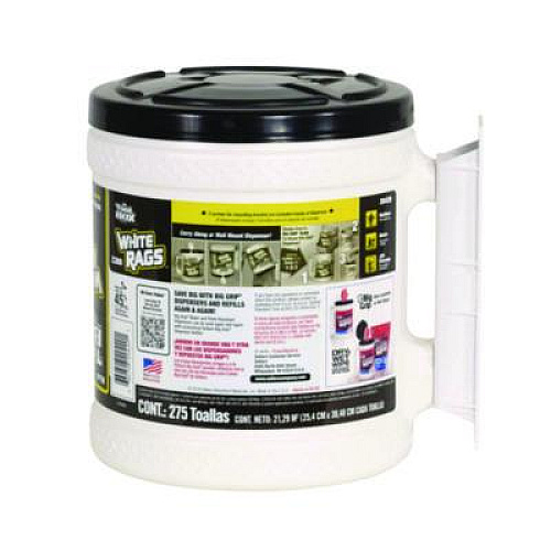 TOOLBOX Z300 Wipers Big Grip Dispenser, 1-Ply, 10 x 12, White, 2/Carton (20420)