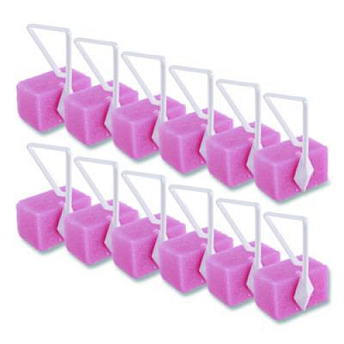 Boardwalk Para Toilet Bowl Deodorizer Block, Cherry Scent, Pink, 4 oz, 12/Box (B04BX)