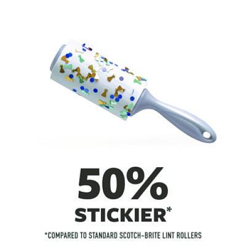 Scotch-Brite Extreme Clean Lint Roller, 100 Sheets/Roll (830RS100)