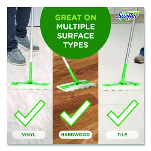 Swiffer Heavy-Duty Dry Refill Cloths, 10.3 x 7.8, White, 20/Pack, 4 Packs/Carton (77197)