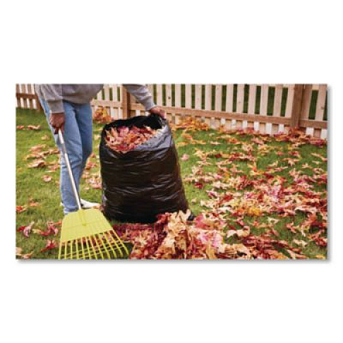 Glad ForceFlexPlus Drawstring Large Trash Bags, 30 gal, 1.05 mil, 30" x 32", Black, 70/Box (70358)