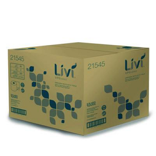 Livi VPG Select Bath Tissue, 2-Ply, White, 500 Sheets/Roll, 80 Rolls/Carton (21545)