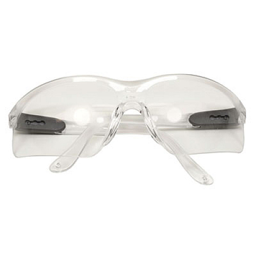 KleenGuard V20 Visio Safety Glasses, Silver Half Frame, Clear Dual Lens, 12/Carton (14470CT)