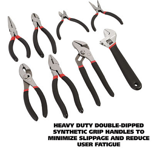 Great Neck 8-Piece Steel Pliers and Wrench Tool Set (87900)