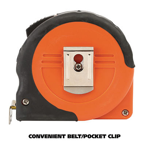 Great Neck ExtraMark Tape Measure, 1" x 35 ft, Steel, Orange/Black (95010)