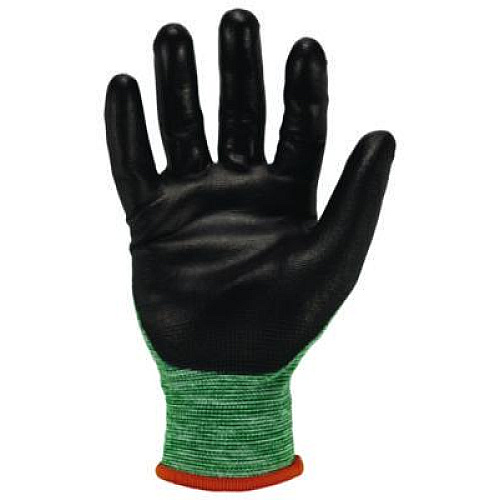 ergodyne ProFlex 7002-ECO Recycled PU Coated Gloves, EN388: 3131, 7.25" Long, Small, Green, Pair (10562)