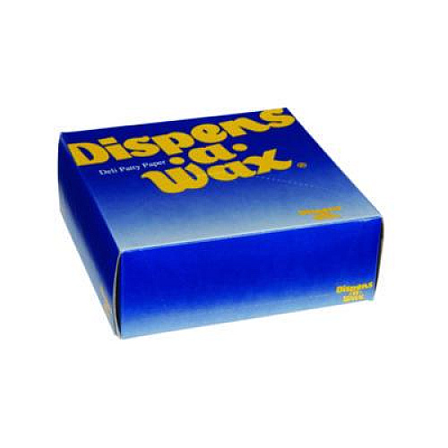Dixie Dispens-A-Wax Waxed Deli Patty Paper, 5.5 x 5.5, 1,000/Box, 24 Boxes/Carton (512)