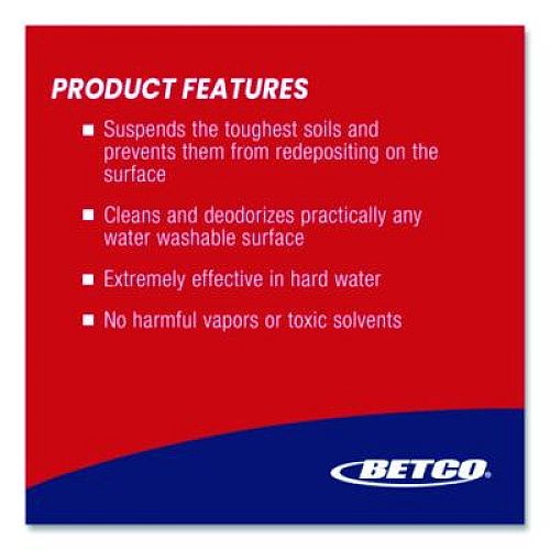Betco Top Flite All-Purpose Cleaner, Mint Scent, 55 gal Drum (1505500)