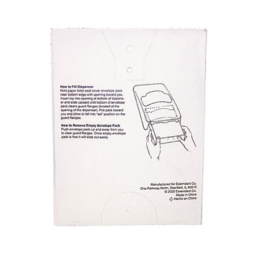 GEN Quarter-Fold Toilet Seat Covers, 14.17 x 16.73, White, 5,000/Carton (TSC40125QB)