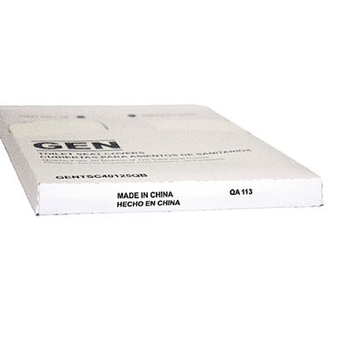 GEN Quarter-Fold Toilet Seat Covers, 14.17 x 16.73, White, 5,000/Carton (TSC40125QB)
