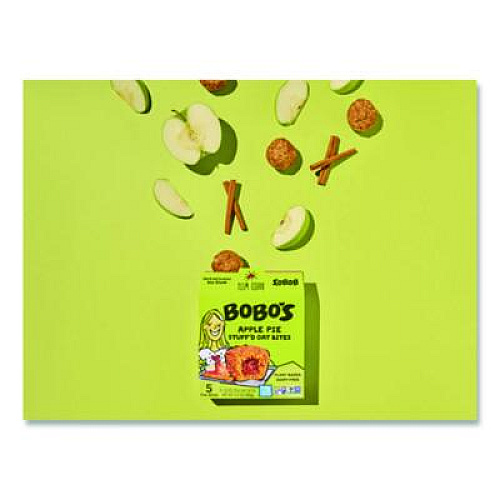 Bobo's Stuff'd Oatmeal Bites, Apple Pie, 1.3 oz Individually Wrapped, 25/Box (00215)
