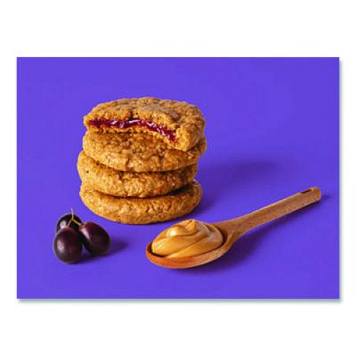 Bobo's PB and J Variety Pack, Peanut Butter/Grape and Peanut Butter/Strawberry, 2.1 oz Bar, 12/Box (00478)