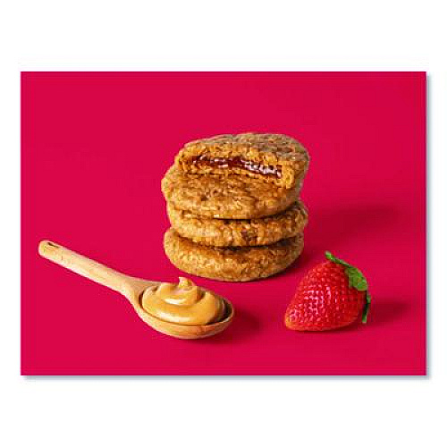 Bobo's PB and J Variety Pack, Peanut Butter/Grape and Peanut Butter/Strawberry, 2.1 oz Bar, 12/Box (00478)