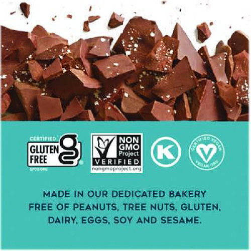 88 ACRES Sweet 'N Salty Gluten-Free Dark Chocolate Sea Salt Seed and Oat Bar, 1.6 oz Bar, 9/Box (ACY00504)