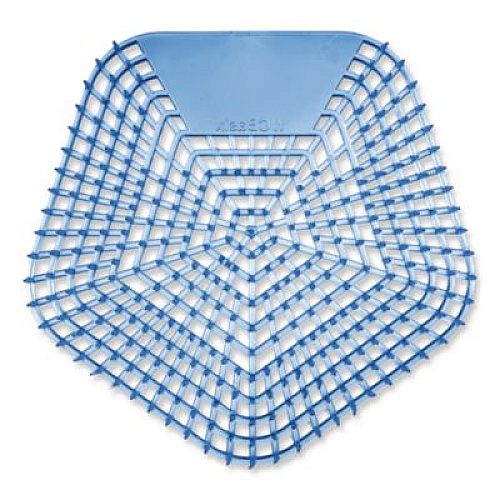 Boardwalk Anti-Splash Urinal Screen, Clean Cotton Scent, Blue, 0.11 oz, 10/Box (1004)