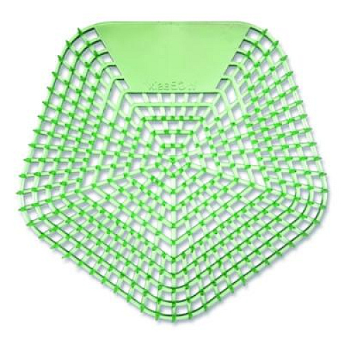 Boardwalk Anti-Splash Urinal Screen, Cucumber Twist Scent, Green, 0.11 oz, 10/Box (1005)