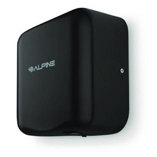 Alpine Industries Hemlock Commercial Automatic 120V Hand Dryer, 6.69 x 11.41 x 12.31, Black (ALP40010BLA)