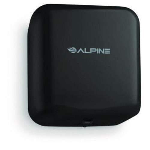 Alpine Industries Hemlock Commercial Automatic 120V Hand Dryer, 6.69 x 11.41 x 12.31, Black (ALP40010BLA)