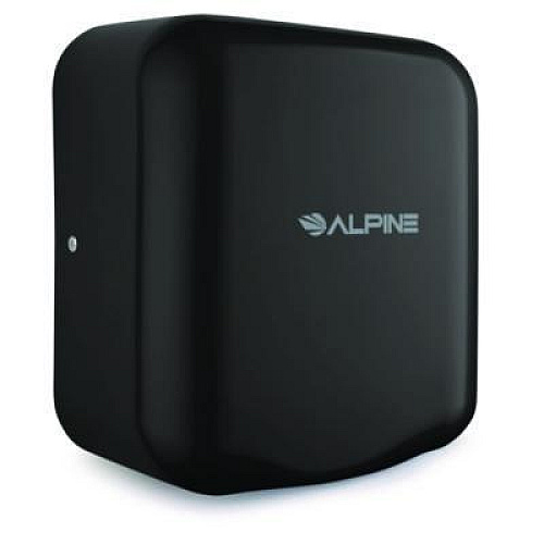 Alpine Industries Hemlock Commercial Automatic 120V Hand Dryer, 6.69 x 11.41 x 12.31, Black (ALP40010BLA)