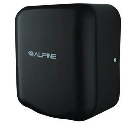 Alpine Industries Hemlock Commercial Automatic 120V Hand Dryer, 6.69 x 11.41 x 12.31, Black (ALP40010BLA)