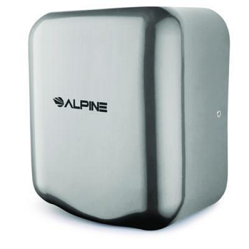 Alpine Industries Hemlock Commercial Automatic 120V Hand Dryer, 6.68 x 11.41 x 12.31, Chrome (ALP40010CHR)