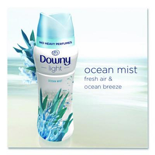 Downy Light In-Wash Scent Booster Beads, Ocean Mist Scent, 24 oz Pour Bottle (08779)