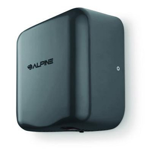Alpine Industries Hemlock Commercial Automatic 120V Hand Dryer, 6.68 x 11.41 x 12.31, Gray (ALP40010GRY)