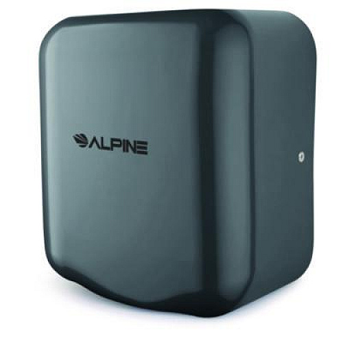 Alpine Industries Hemlock Commercial Automatic 120V Hand Dryer, 6.68 x 11.41 x 12.31, Gray (ALP40010GRY)