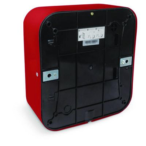 Alpine Industries Hemlock Commercial Automatic 120V Hand Dryer, 6.68 x 11.41 x 12.31, Red (ALP40010RED)