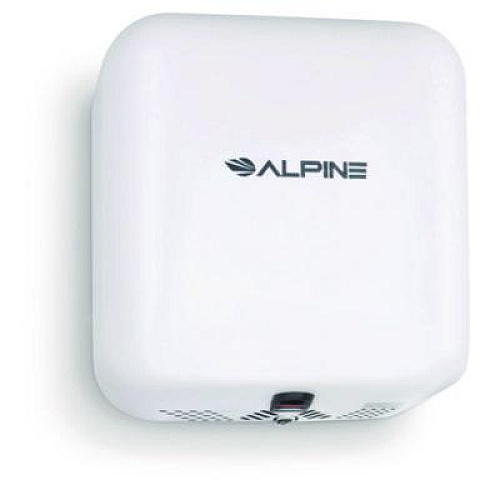 Alpine Industries Hemlock Commercial Automatic 120V Hand Dryer, 6.68 x 11.41 x 12.31, White (ALP40010WHI)