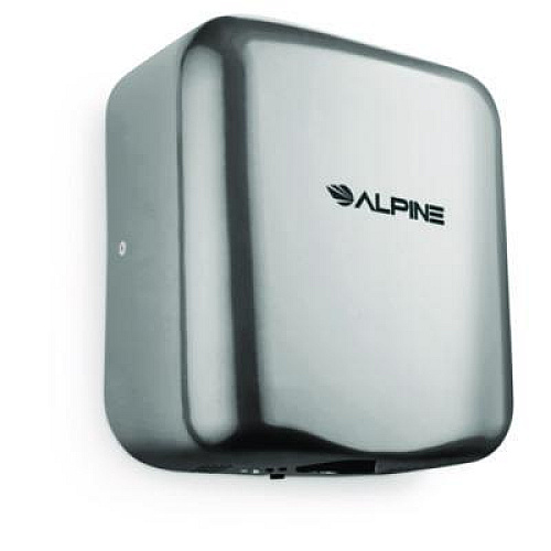 Alpine Industries Hemlock Commercial Automatic 120V Hand Dryer, 6.68 x 11.41 x 12.31, Chrome (ALP40010CHR)