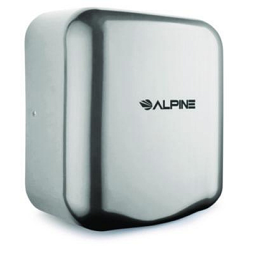Alpine Industries Hemlock Commercial Automatic 120V Hand Dryer, 6.68 x 11.41 x 12.31, Chrome (ALP40010CHR)