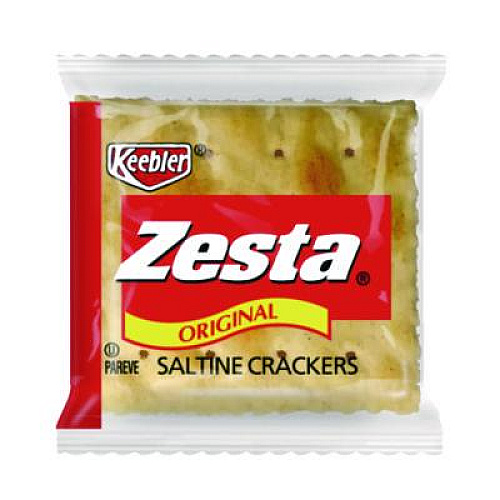 Keebler Zesta, Individually Wrapped, Saltine, 500/Carton (01008)