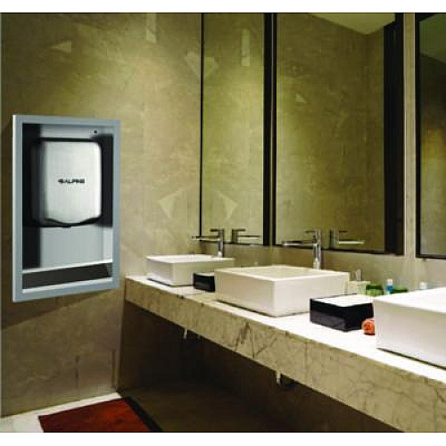 Alpine Industries Hemlock Recess Wall Kit, 3.38 x 16.38 x 26, Stainless Steel (ALP400RECESS)