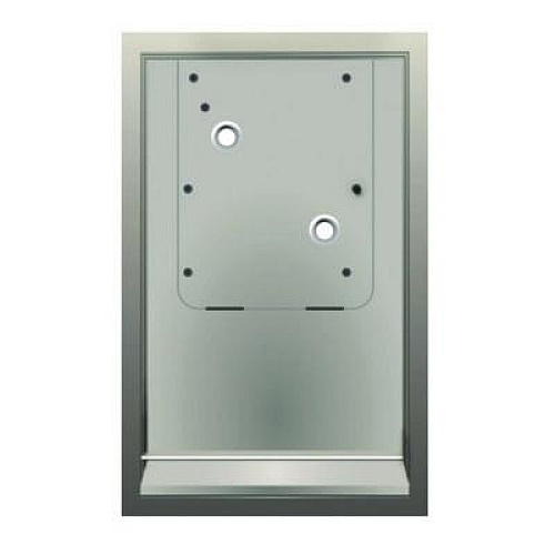 Alpine Industries Hemlock Recess Wall Kit, 3.38 x 16.38 x 26, Stainless Steel (ALP400RECESS)