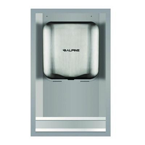 Alpine Industries Hemlock Recess Wall Kit, 3.38 x 16.38 x 26, Stainless Steel (ALP400RECESS)